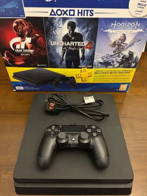 PS4 Slim 500GB Jailbroken Games on demand 1 Controller Original Box