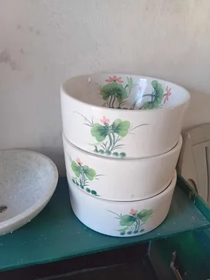 مغاسل رخام وزجاج بيع كمية
