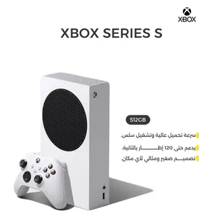 إكس بوكس سيريس أس ذاكره 512 مع جوستك نظيف بي عطل قابل لتصليح (اقره الوصف)