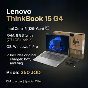 لابتوب Lenovo ThinkBook 15 G4 بحالة الجديد للبيع! المعالج: Intel Core i5 (الجيل الثاني عشر)