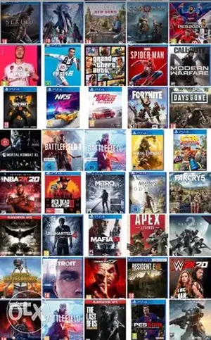 CDs PlayStation4 & PlayStation5