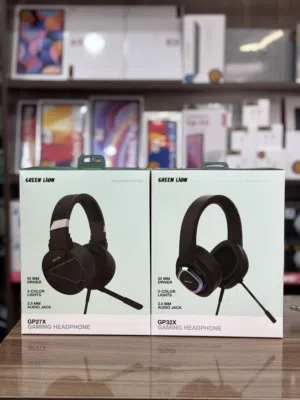 سماعة محيطية مع مايك من شركة جرينن ضمان سنة GAMING HEADPHONE GP27X GP32X