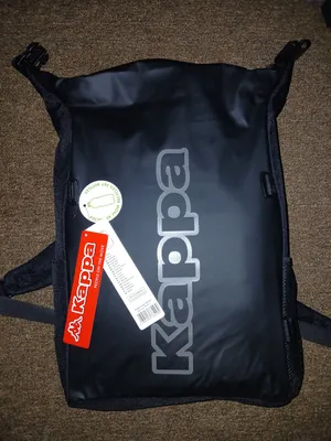 Like New Kappa Athletic Top-Clip Backpack - Black Eco-Friendly Gym / Outdoor Bag