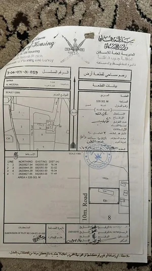 Residential Land for Sale in Al Batinah Barka