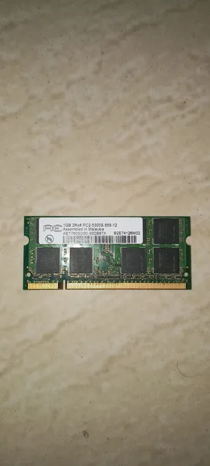 طقم رام لابتوب 2 جيجا (2x1GB) DDR2 Aeneon 667MHz