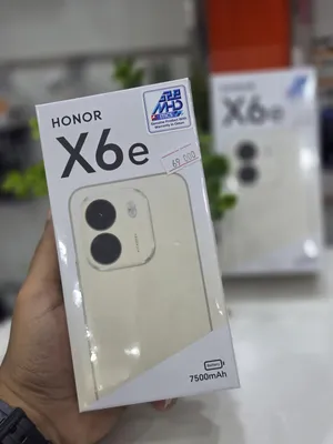 عرض خاص: Honor x6e 128gb with one year warranty from MHD.