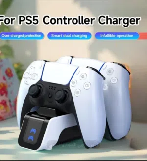 شاحن ps5 للجهازين ممتاز جدا و شحن سريع
