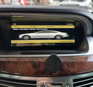 شاشة مرسيدس CL500 الوكالة مع الكنترول