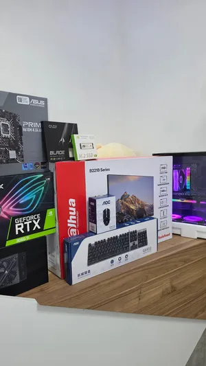 كمبيوتر جيمنج متكامل مع شاشة وجميع الاسلاك GAMING PC CORE I5 RAM 16GB 512GB SSD RTX3060 TI 8GB 3FAN