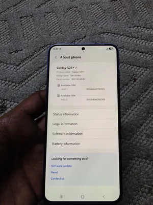 Urgent Samsung Galaxy S25+  256GB  Dual SIM  Blue