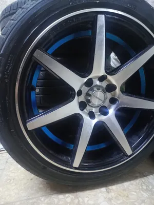 جنطات Vossen رياضية مميزة (طقم 4) – قياس 16 إنش – لون أسود وأزرق!