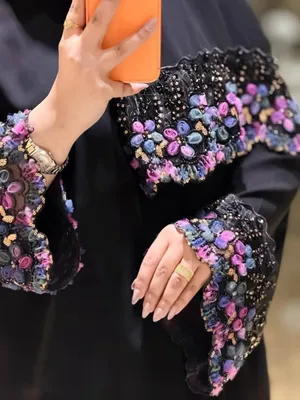 عبايات حبر شك خرز يدوي