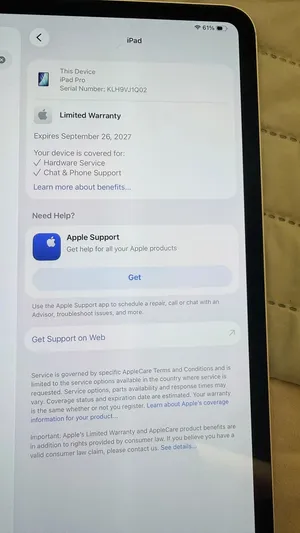 Apple iPad Pro 13 256 GB in Amman
