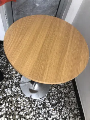 ميز طعام مع ميز دائري
