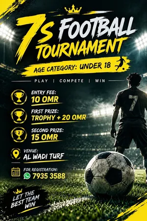 Football tournament inn salalah