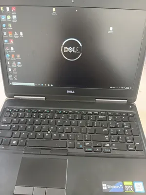 لابتوب إستعمال أروبي  DELL  cor i7 HQ gen6 ممتاز سواء للبرمجة أو البرامج الهندسية والألعاب