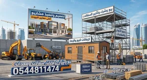 جميع انواع كرفانات سقالات كونتنرات