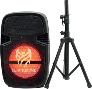 سماعة 15 انش تعمل بالكهرباء مع ستاند نوع ممتاز جدا  Blackmore Pro Audio BJS-195BT 15