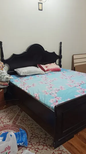 Free Delivery - Wooden King Size Bed Frame with Mattress - 200x200 , king size double bed frame