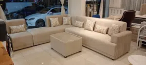 طقم كنب على شكل حرف L بطول 5.5 مترSofa Set L Shaped 5.5mtr