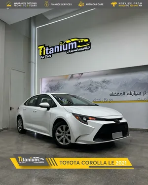 تويوتا كرولا LE موديل 2021 مع ضمان سنه