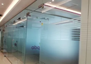 curtain wall temper glass 45 series kitchen covert