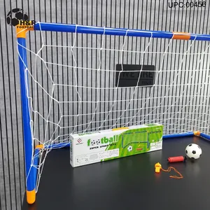 مرمى كرة قدم للأطفال مع كرة ومنفاخ وصافرة حكم 119cm*62cm*56cm متوفر خدمة التوصيل لجميع المحافظات