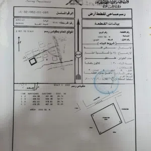 ارض سكنية للبيع في منطقة بمه السياحية ولاية قريات