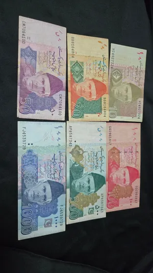 complete pakistani banknotes