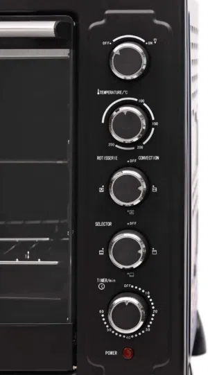 cash only / Bompani Electric Oven 120 Liter, Black Model BEO120