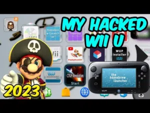 ننتندو وي يو معدل فل ألعاب مع متجر مفتوح Modded Nintendo Wii U