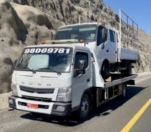 سطحه ونش بريك دون رافعه breakdown رافعة نقل شحن سحب قطر سمائل بدبد مسقط ازكي نزوى لزغ وادي العق