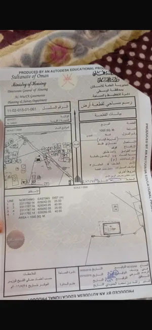 تجاري محوت مخطط الجوبه مساحة1000متر