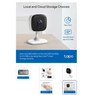كاميره داخلي TAPO_ Tblink خارجيه 2mg wifi& mic بأقل سعر بالمملكه