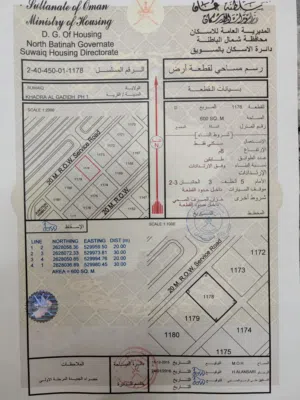 ارض للبيع الخضراء الجديده ولايه السويق ارض زاويه مستويه موقع ممتاز