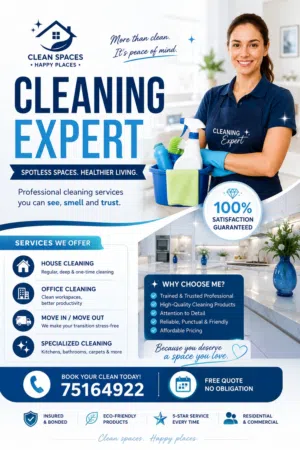 Dedicated and hardworking Cleaner