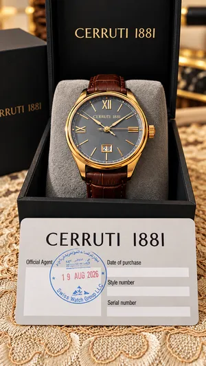 CERRUTI 1881 Luxury Leather Men Watch