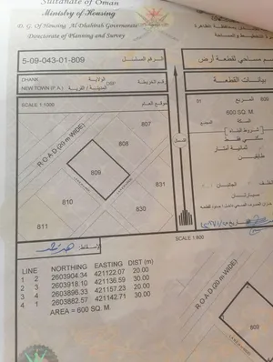 ارض سكنية البيع
