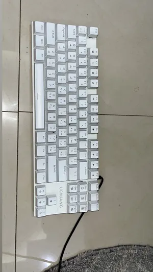 كيبورد قيمنق عربي وانقليزي ميكانيكي بلو سويتش