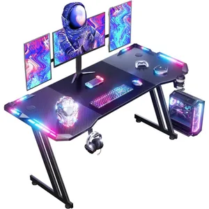 HLONONE Gaming Table - 120 x 60 cm Carbon Fiber Desk