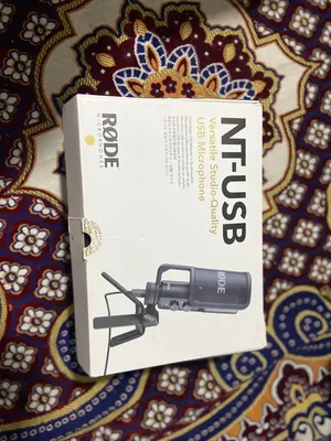 لبيع: مايكروفون Rode NT-USB احترافي شبه جديد بجميع معداته