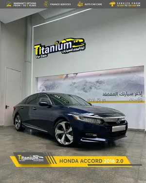 هوندا اكورد تورنج 2.0 موديل 2018 مع ضمان سنه