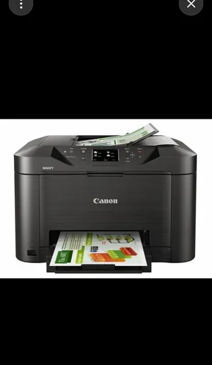 الطابعة الظاهرة في الصورة هي Canon  من شركة Canon، وهي طابعة مخصصة للمكاتب والشركات والمكاتب