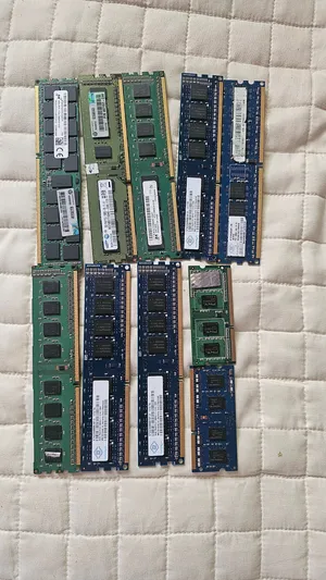 متوفر لدي كميه كبيره من رامات ddr3 فقط