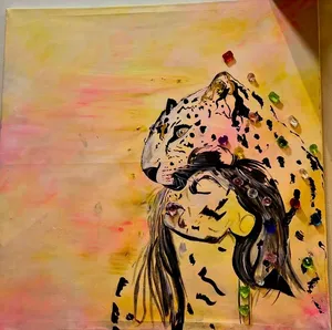 لوحات بريشة فنانه