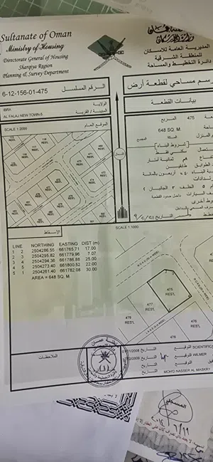 ارض للبيع في إبراء الفليج 5