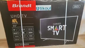 tv brandt 55 pouce edge curved