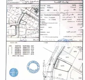 ارض سكنية الغبرة الشمالية