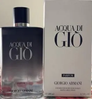 Acqua Di Gio Parfum 200 ml عطر مفتوح بحالة ممتازة