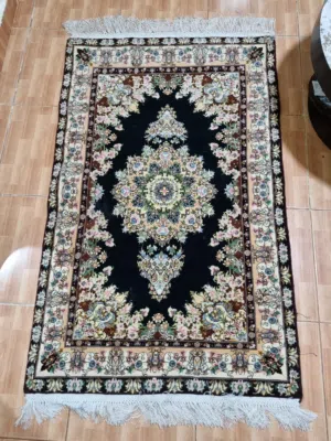 Handmade Persian Silk Warp Carpet – 2m